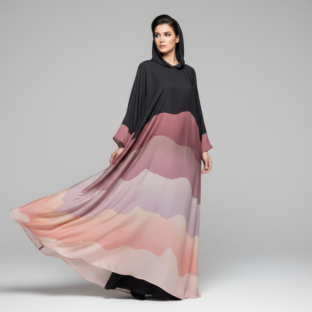 The Azure Majesty Abaya