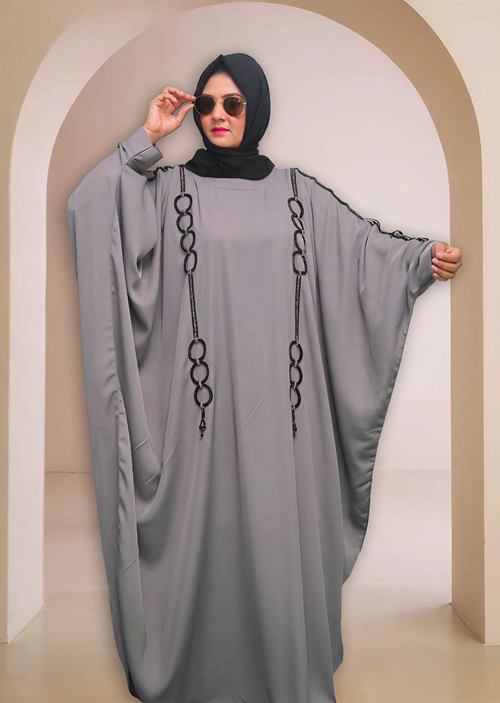 The Moonlight Chain Abaya